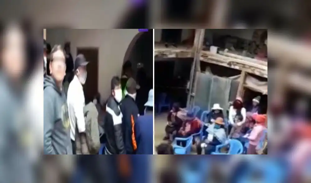 Las autoridades dispersaron a los ciudadanos y el velorio se retomó con seis personas. Foto: Captura Las autoridades dispersaron a los ciudadanos y el velorio se retomó con seis personas. Foto: Captura