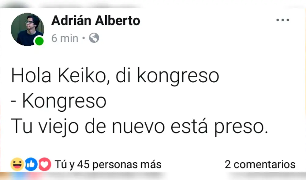 Vía Facebook: Anulación de indulto a Alberto Fujimori genera curiosos memes que invaden la red