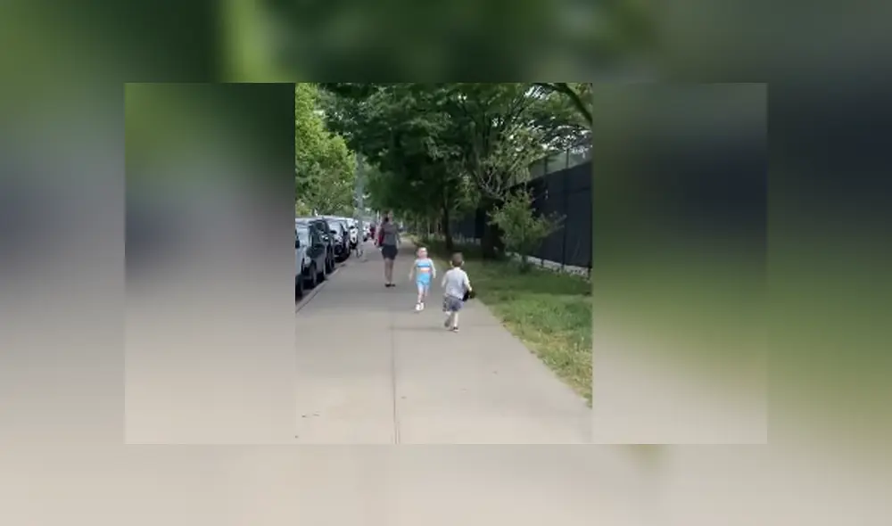 Los menores volvieron a verse tras pasar un largo tiempo separados por la cuarentena. Foto: YouTube Los menores volvieron a verse tras pasar un largo tiempo separados por la cuarentena. Foto: YouTube