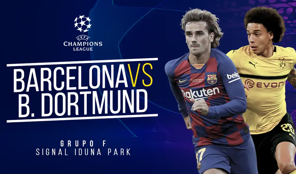 Barcelona vs. Borussia Dortmund EN VIVO HOY GRATIS vía ESPN, Fox Sports y Movistar por la Champions League EN DIRECTO. Barcelona vs. Borussia Dortmund EN VIVO HOY GRATIS vía ESPN, Fox Sports y Movistar por la Champions League EN DIRECTO.