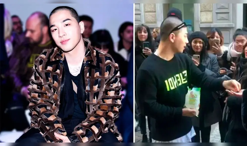 BIGBANG: Taeyang regala snacks a sus fans en Milán