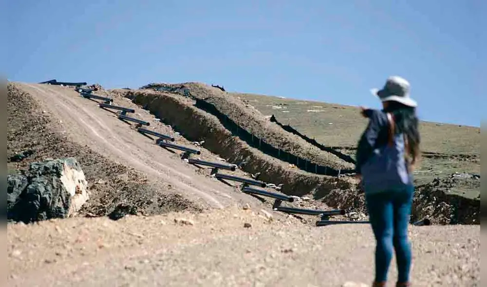 GASODUCTO. Obra gasífera está paralizada desde 2017.