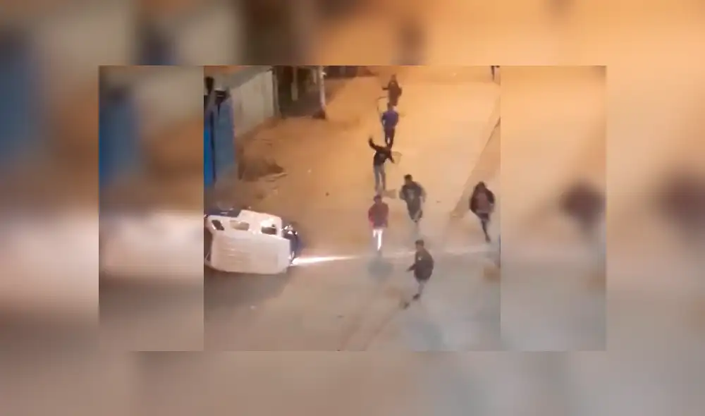 Facebook: Pandilla ataca a mototaxi sin saber que el conductor era uno de ellos [VIDEO]