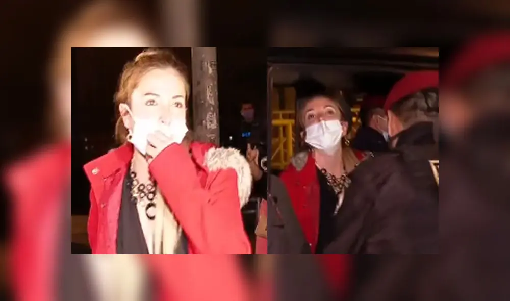 Venezolana agrede verbalmente a Policía. Créditos: Captura Latina. Venezolana agrede verbalmente a Policía. Créditos: Captura Latina.