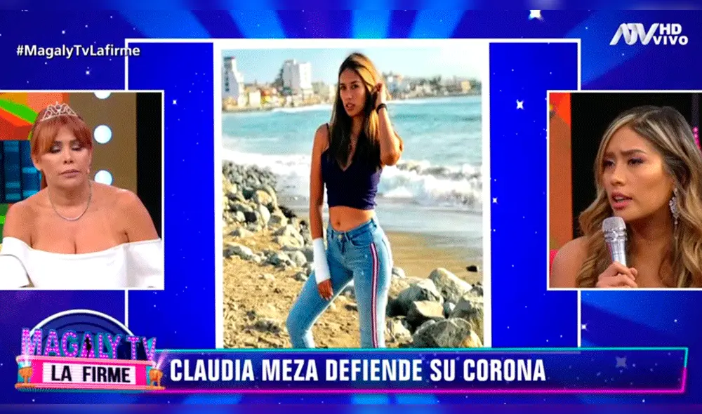 Claudia Meza defiende su corona y hace grave denuncia contra organización