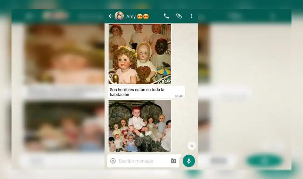 WhatsApp Viral: historia de terror sobre una 'muñeca poseída' asusta a miles de usuarios [FOTOS]