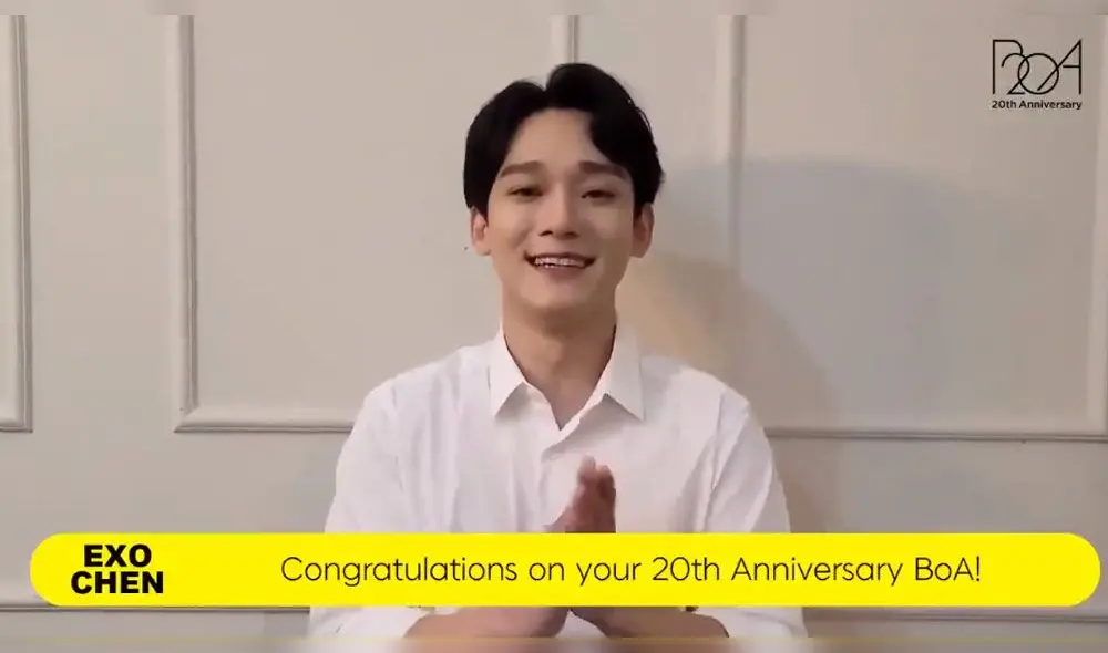 El mensaje de Jongdae de EXO a Boa por dos décadas de artista. Créditos: SM Entertainment El mensaje de Jongdae de EXO a Boa por dos décadas de artista. Créditos: SM Entertainment