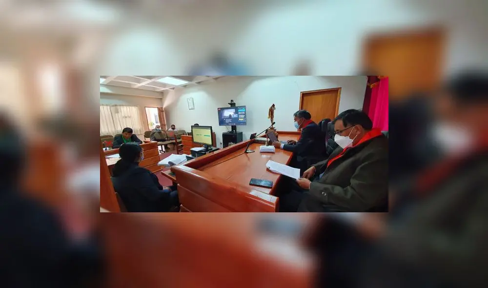 Magistrados de la Sala Penal de Apelaciones de San Román emitieron sentencia sui generis. Foto: CSJP Magistrados de la Sala Penal de Apelaciones de San Román emitieron sentencia sui generis. Foto: CSJP