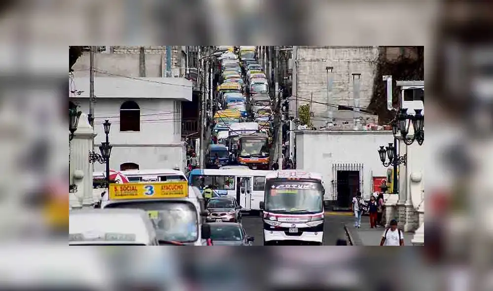 Aumentan las horas punta en Arequipa
