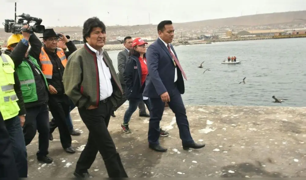 Evo Morales saluda que Perú amplíe hasta el 2020 movilización de carga boliviana por puerto de Ilo