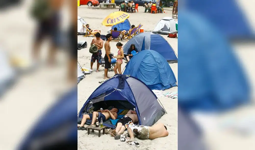 Prohíben campamentos en playas de 4 distritos de Lima Prohíben campamentos en playas de 4 distritos de Lima