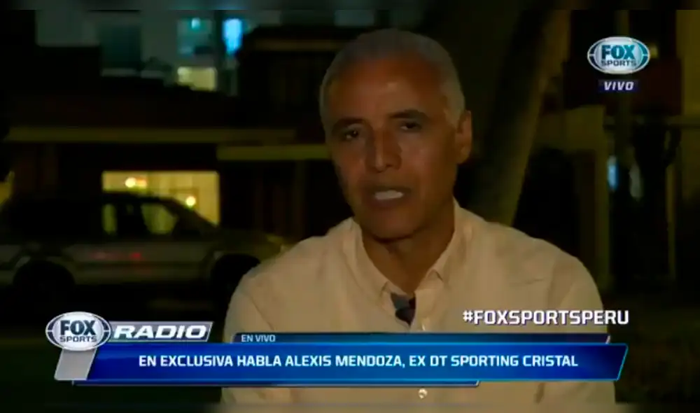 Alexis Mendoza sobre salida de Sporting Cristal: "Nunca nos ocurrió esto" [VIDEO]