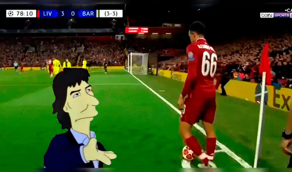 Barcelona vs Liverpool: ¿Jugada de Alexander Arnold ya se había visto en la Liga 1?