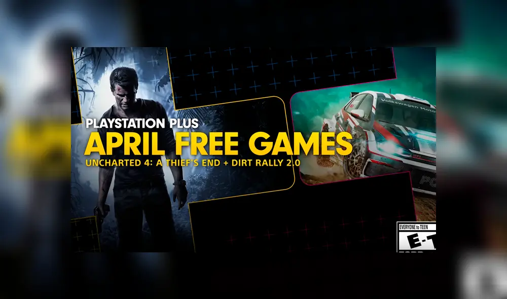 Sony confirma que Uncharted 4 y Dirt Rally 2.0 llegan gratis a PS4 con PlayStation Plus.