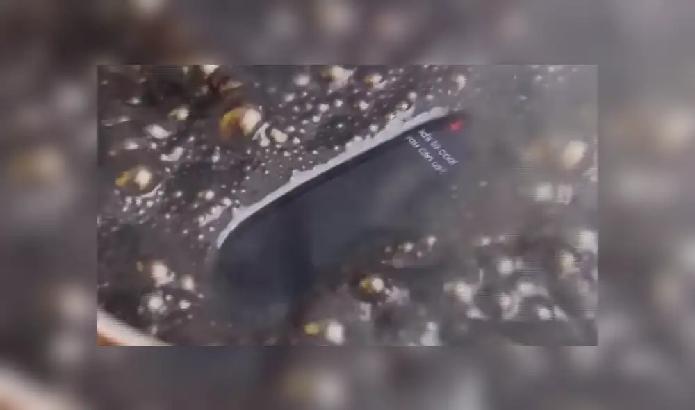 La temperatura era tan alta que casi todo el agua de la Coca-Cola se evaporó.