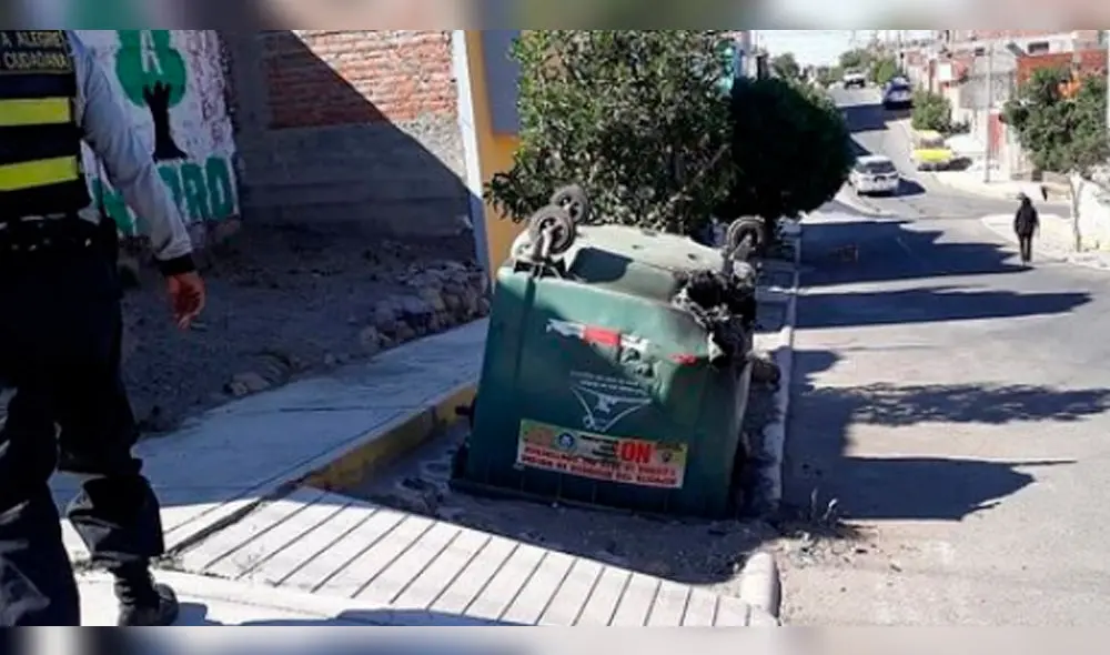 Alerta por quema de contendedores en Alto Selva Alegre.