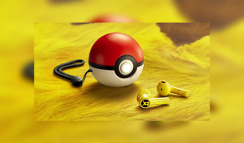 Los nuevos audífonos incluyen un estuche de carga en forma de Pokebola.