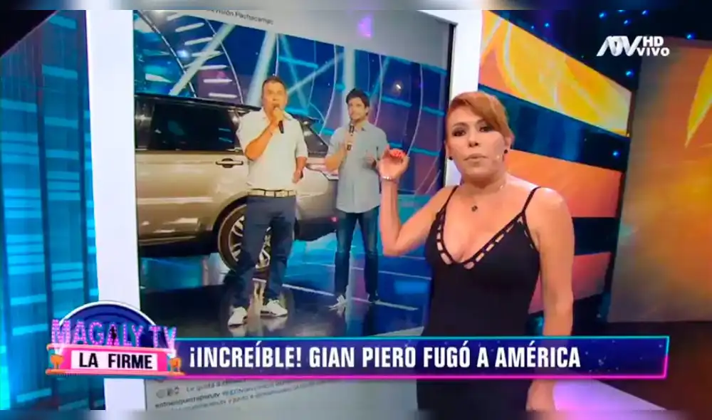Magaly Medina reveló que ver a Gian Piero en EEG "ha sido un terremoto para ATV"