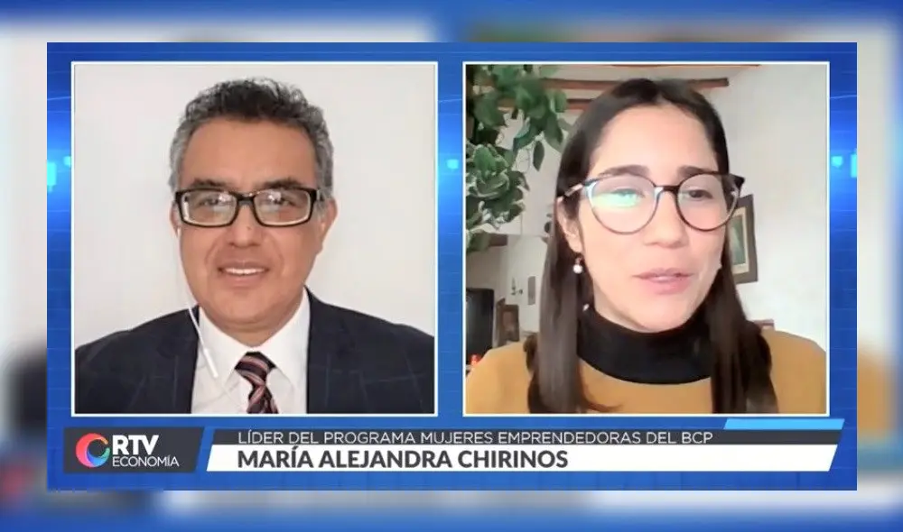 María Alejandra Chirinos entrevistada por Rumi Cevallos en RTV Economía de La República. María Alejandra Chirinos entrevistada por Rumi Cevallos en RTV Economía de La República.