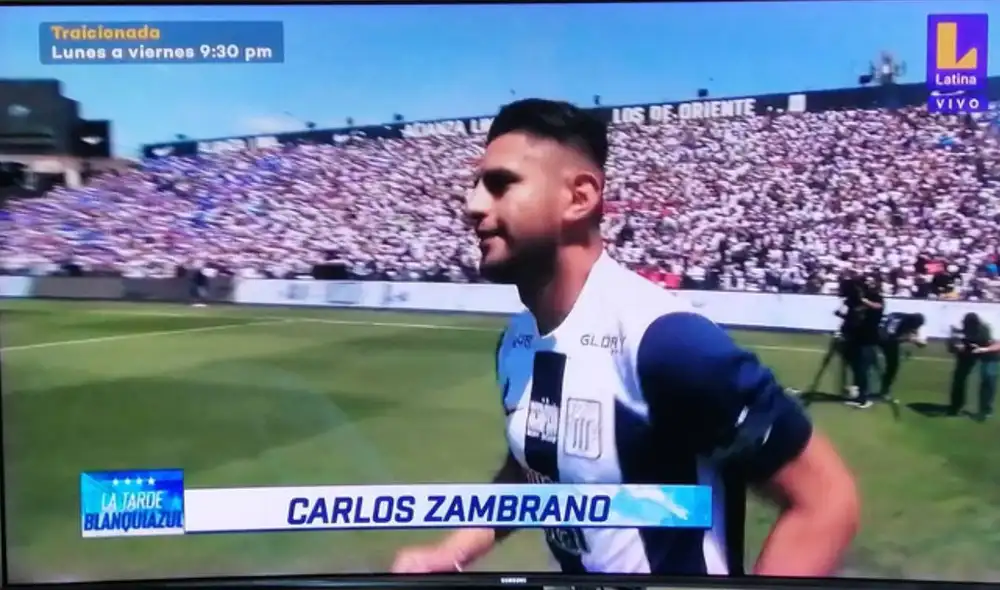 Carlos Zambrano llegó a La Victoria tras su paso por Boca Juniors. Foto: captura/latina TV