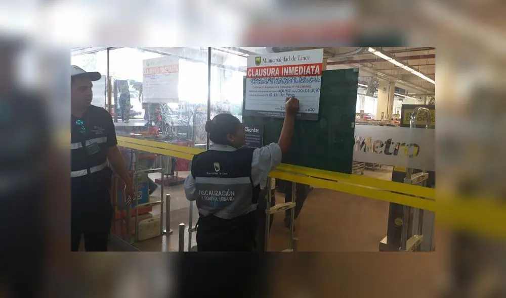 Lince: clausuran Centro Comercial Arenales por deficientes medidas de seguridad [FOTOS]