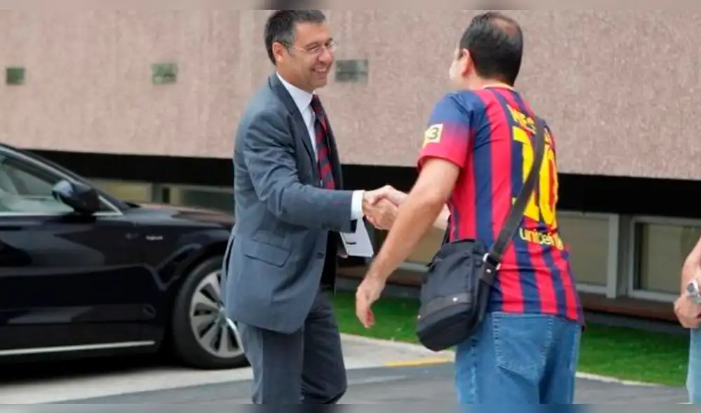 Neymar se acerca al Barcelona: presidente azulgrana y abogado del brasileño fueron captados en las oficinas del club español.