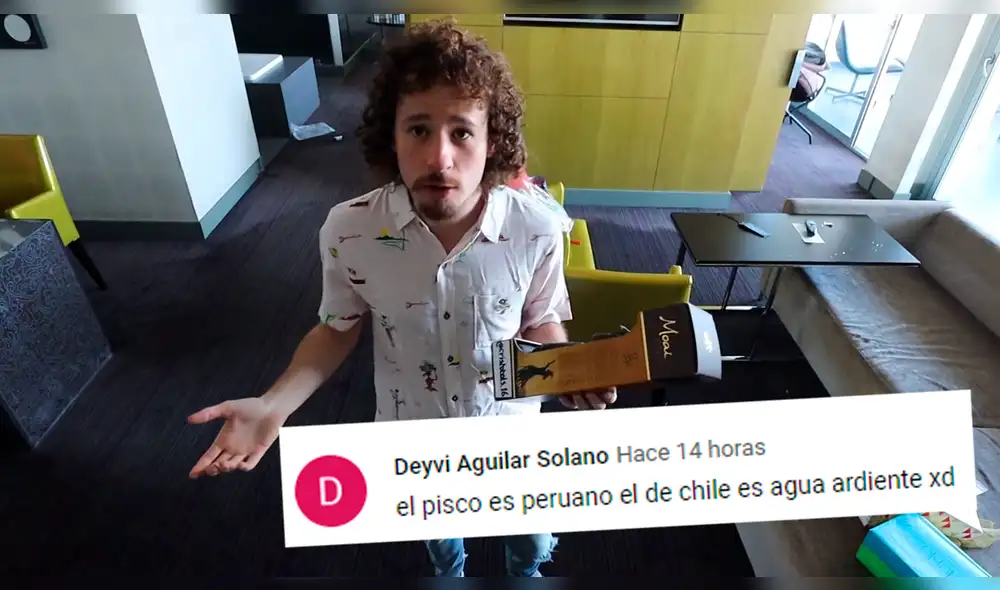 Vía YouTube: Miles de críticas ha vuelto a generar YouTuber Luisito tras lanzar un polémico comentario sobre pisco en visita a Chile [VIDEO] 