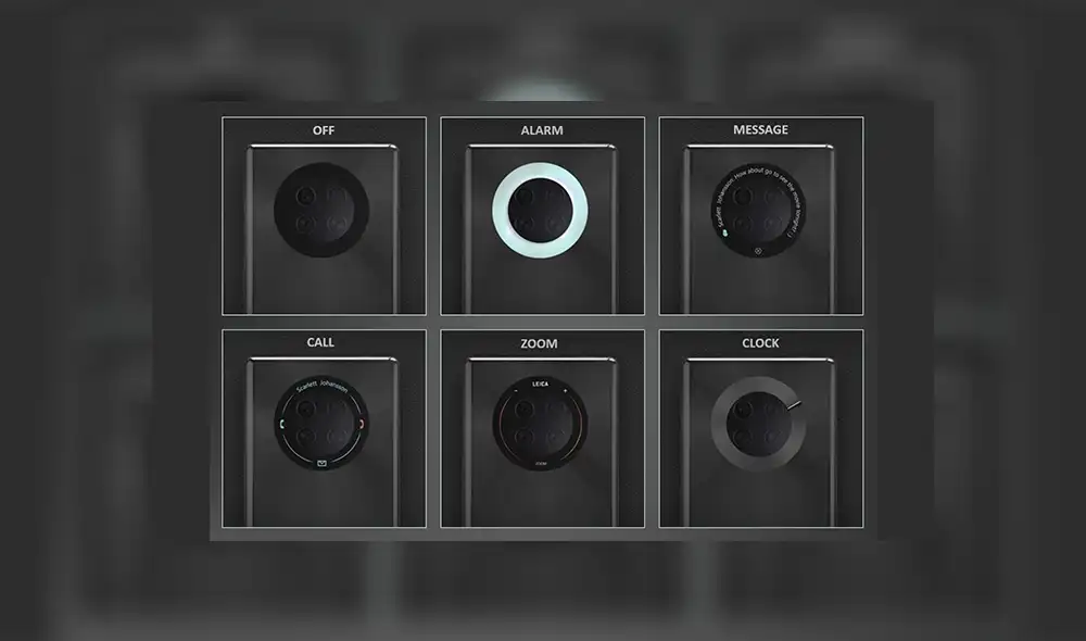 Este panel táctil permitiría controlar el volumen, la alarma, la cámara, entre otros. | Foto: LetsGoDigital. Este panel táctil permitiría controlar el volumen, la alarma, la cámara, entre otros. | Foto: LetsGoDigital.