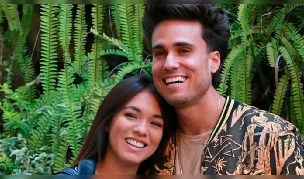 Jazmín Pinedo demuestra que se lleva bien con la familia de Gino Assereto.