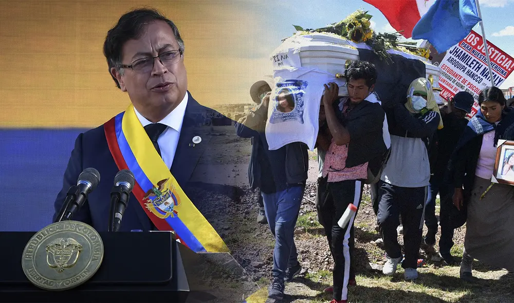 El mandatario colombiano señaló que todo el mundo debe solidarse con Perú. Foto: composición LR/AFP/EFE El mandatario colombiano señaló que todo el mundo debe solidarse con Perú. Foto: composición LR/AFP/EFE