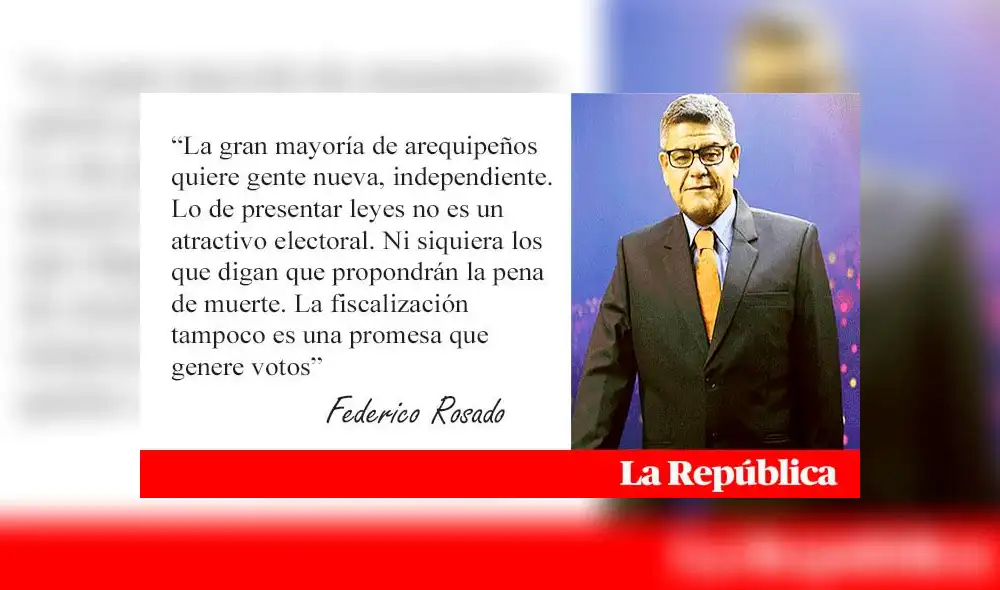 Columna de Federico Rosado