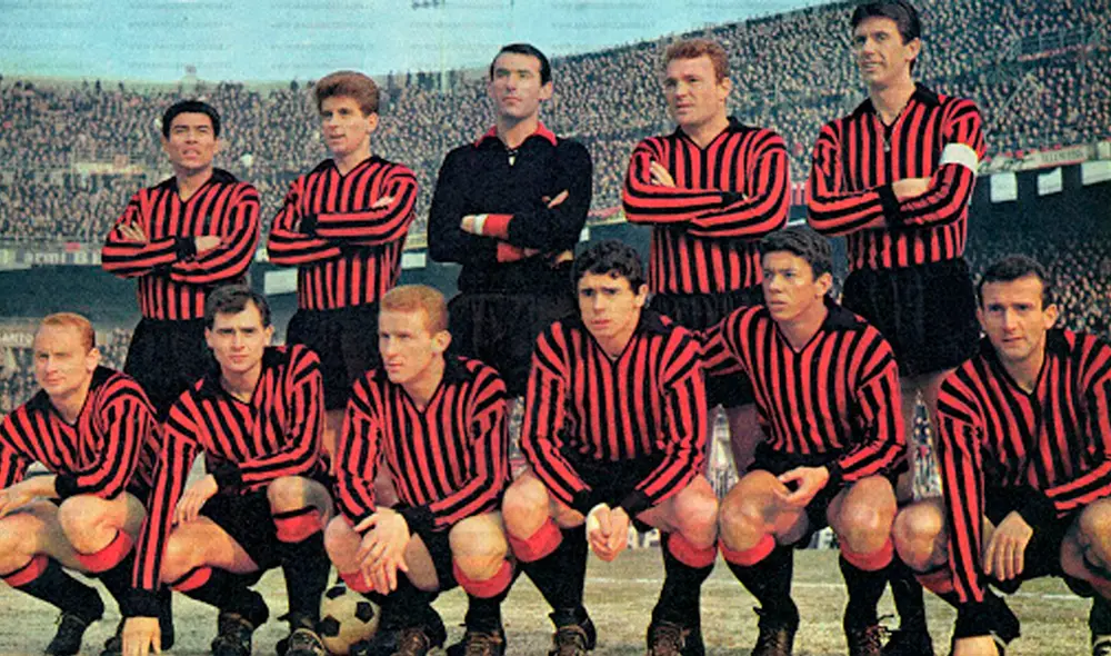 Víctor Benítez jugó en el Milan de 1962 a 1964 y de 1964 a 1965. Foto: Internet Víctor Benítez jugó en el Milan de 1962 a 1964 y de 1964 a 1965. Foto: Internet