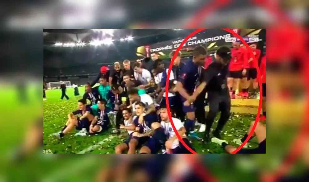 Mbappé sacó a Neymar de la foto grupal del PSG y despierta polémica en redes [VIDEO]