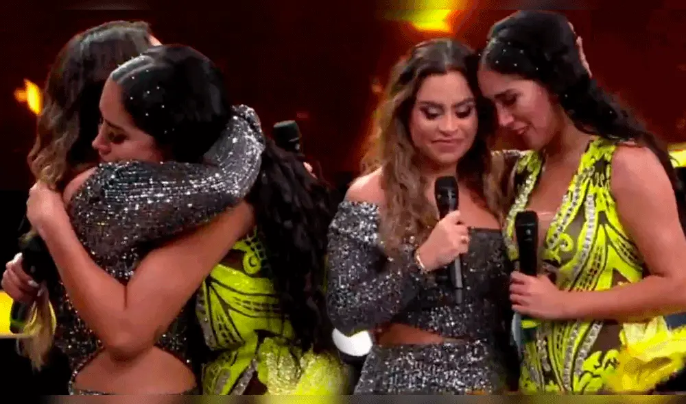 Melissa Paredes y Ethel Pozo se dieron un abrazo en la última gala de "El gran show", Foto: composición LR/América TV Melissa Paredes y Ethel Pozo se dieron un abrazo en la última gala de "El gran show", Foto: composición LR/América TV