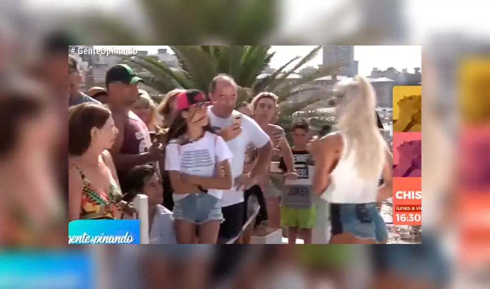 Facebook viral: modelo argentina confronta en vivo a hombre que la grabó de espaldas en plena transmisión