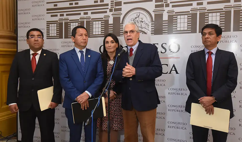 Bancadas piden la nulidad del proceso de elección al Tribunal Constitucional. Foto: Mauricio Malca.