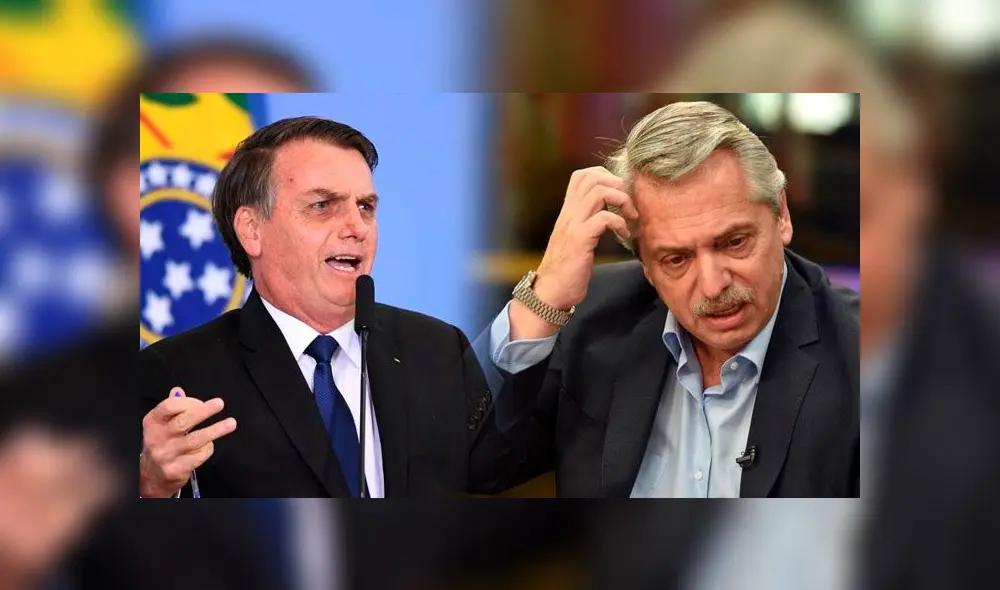 Bolsonaro afirma que no saludará a Alberto Fernández tras su victoria como presidente. Foto: composición