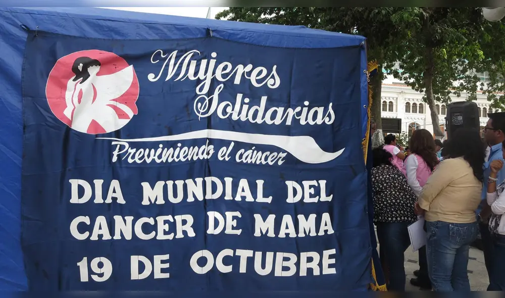 Movilización contra cáncer en Chiclayo.