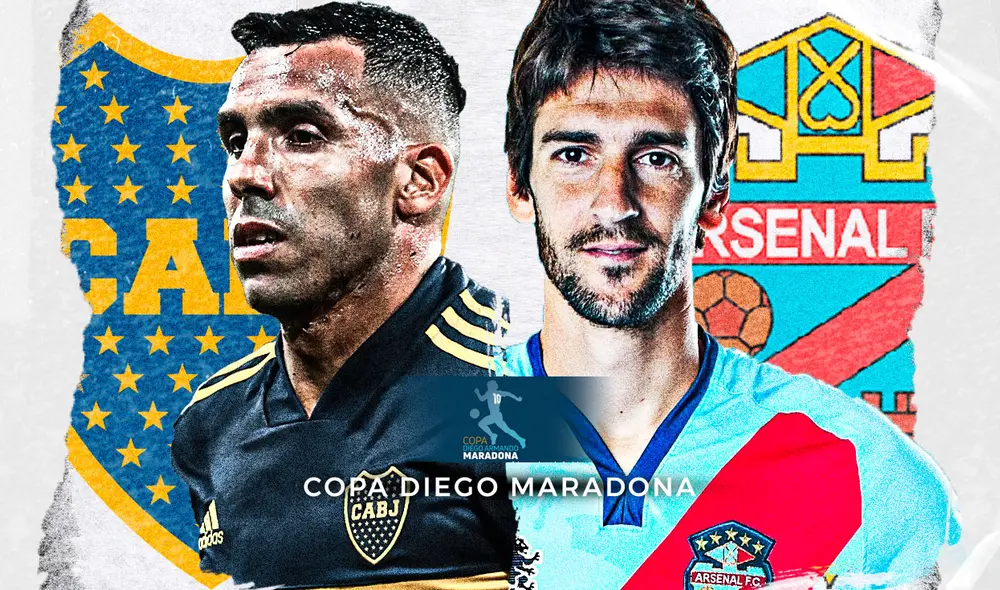 Boca Juniors y Arsenal juegan este sábado por la fecha 1 del grupo A de la Copa Diego Maradona. Foto: composición de Fabrizio Oviedo Boca Juniors y Arsenal juegan este sábado por la fecha 1 del grupo A de la Copa Diego Maradona. Foto: composición de Fabrizio Oviedo