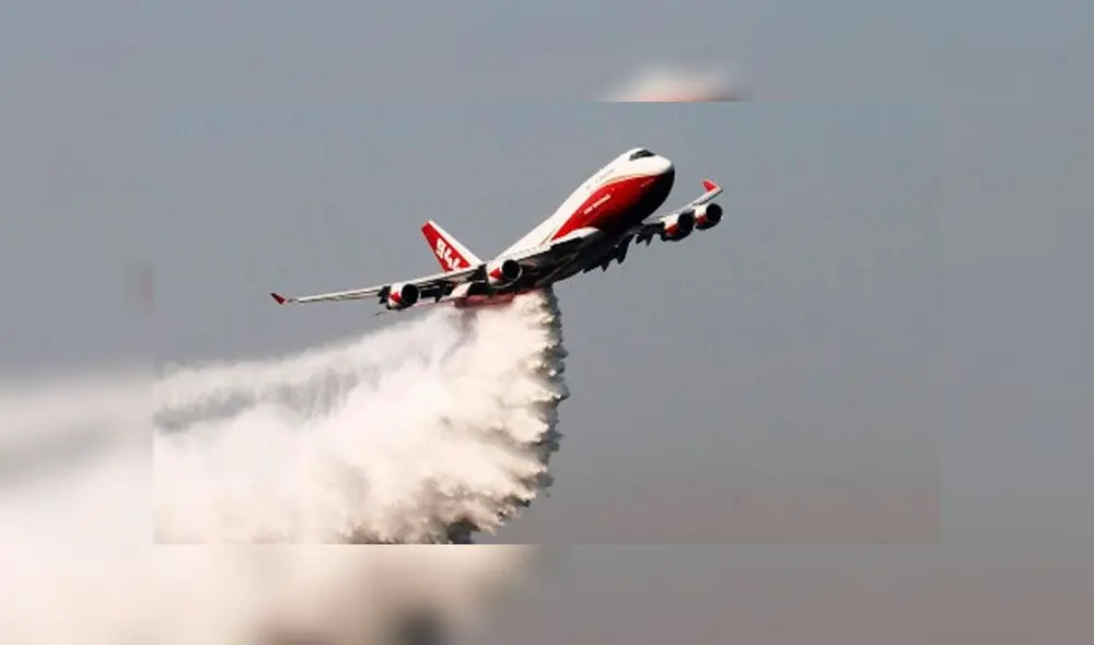 Boeing 747 SuperTanker llegará a Bolivia. Foto: difusión. Boeing 747 SuperTanker llegará a Bolivia. Foto: difusión.