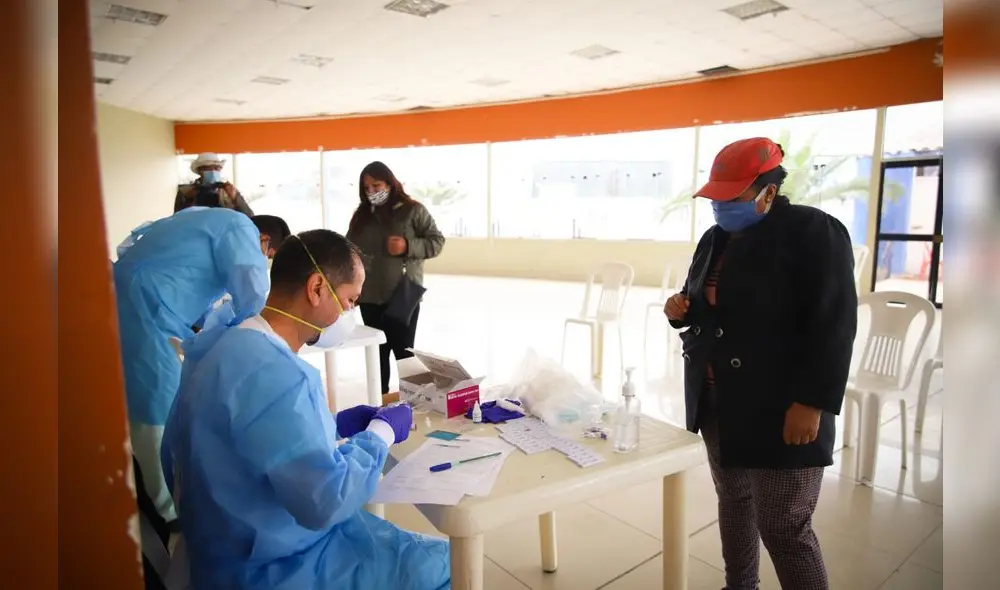 Último tamizaje de coronavirus en región Arequipa tuvo un 20% de positividad. (Foto: Geresa Arequipa). Último tamizaje de coronavirus en región Arequipa tuvo un 20% de positividad. (Foto: Geresa Arequipa).