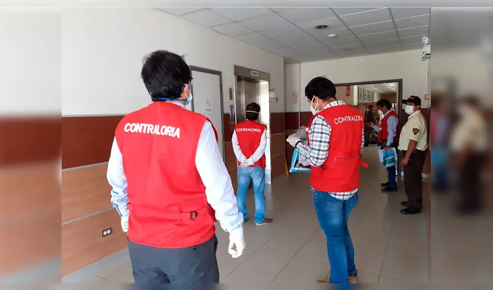Contraloría verificó ambientes del Hospital Regional Lambayeque.