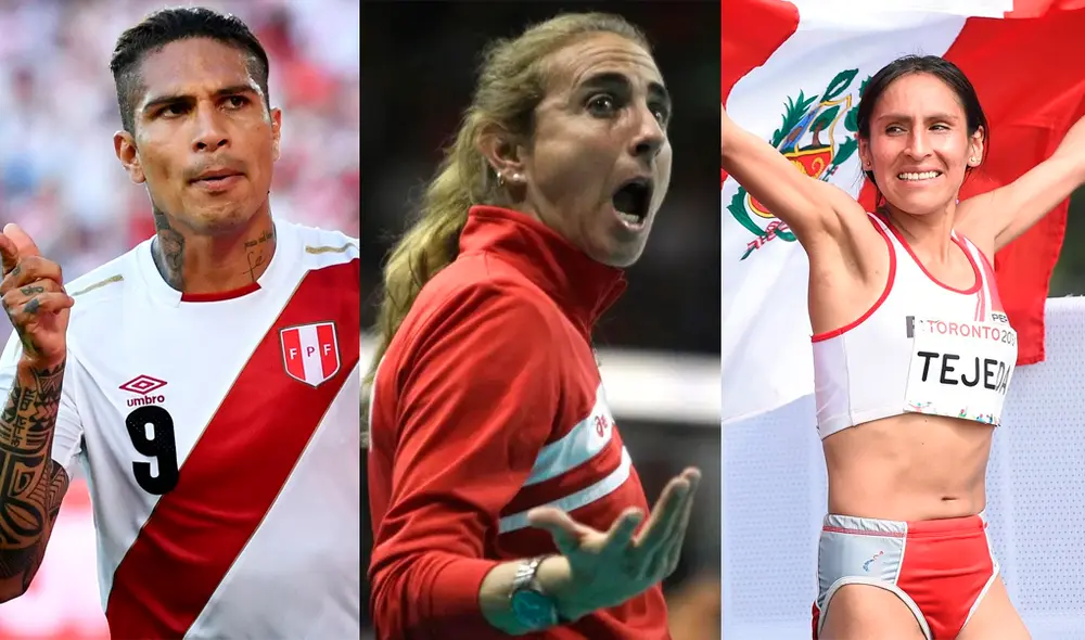 El presidente Martin Vizcarra envía mensaje por el coronavirus y aparecen Paolo Guerrero, Gladys Tejeda y Natalia Málaga. Foto: Composición/Andina