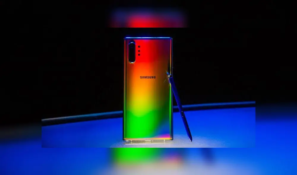 El Samsung Galaxy Note 10+ se ubica en la sexta posición del ranking.