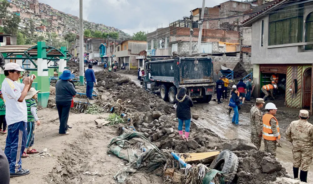 ¿Y la prevención? Los distritos arequipeños de Socabaya, José Luis Bustamante, Hunter y Cercado fueron afectados. (Foto: Manuel Berríos)