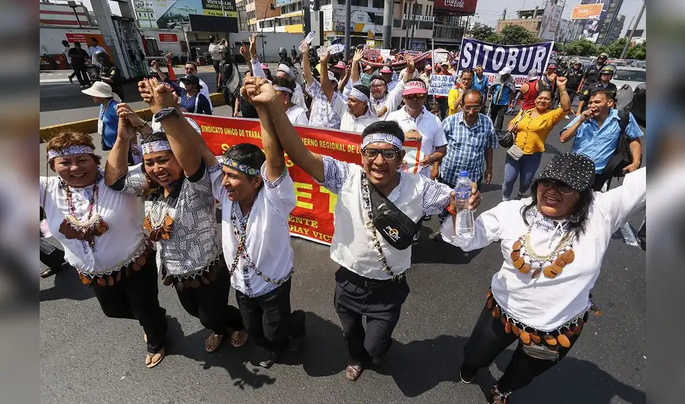 CGTP conmemora con marcha el "Día del Trabajo" [FOTOS]