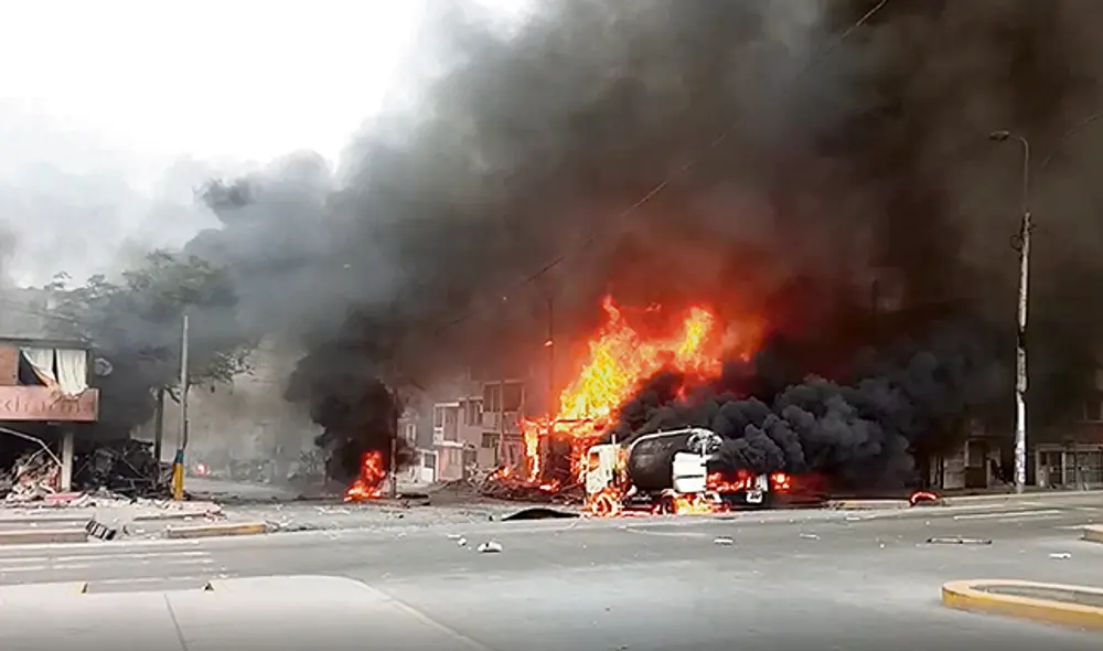 Infierno. Tragedia ocurrió la mañana del 23 de febrero