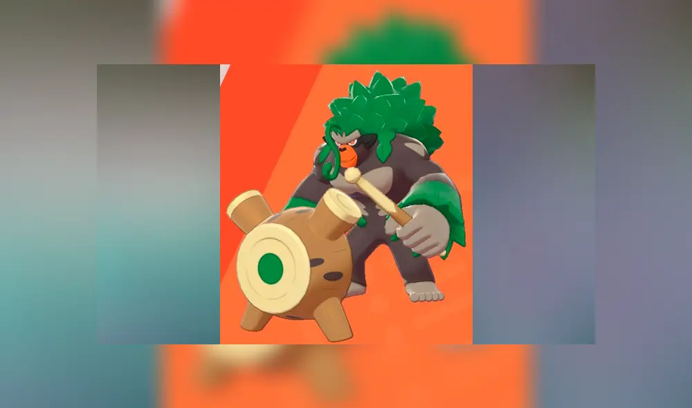 Evolución final de Gookey, Rillaboom