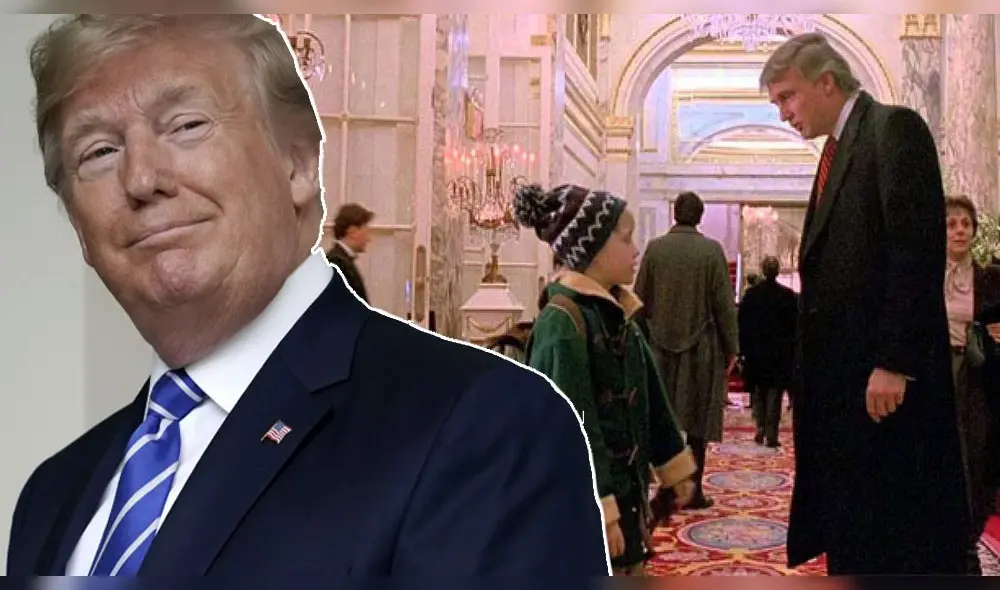 Donald Trump y el cameo que tuvo en Mi pobre angelito 2 - Fuente: difusión Donald Trump y el cameo que tuvo en Mi pobre angelito 2 - Fuente: difusión