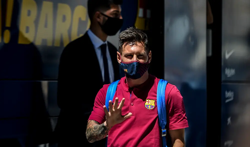 Lionel Messi se presentó a los entrenamientos del FC Barcelona. Foto: AFP